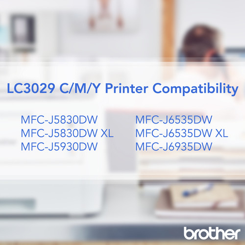 Brother LC30293PK Original Inkjet Ink Cartridge - Cyan, Magenta, Yellow - 3 / Pack - 1500 Pages (BRTLC30293PK)