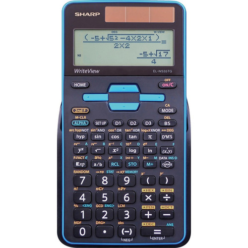 Sharp Calculators EL-W535TGBBL Scientific Calculator - 422 Functions - Single Independent Memory - (SHRELW535TGBBL)