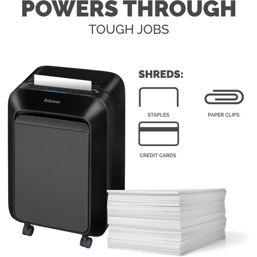 Fellowes Powershred LX210 Micro Cut Shredder - Micro Cut - 16 Per Pass - for shredding Paper, Card, (FEL5015201)