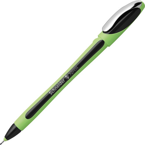 Schneider Xpress Fineliner Pen - Medium Pen Point - 0.8 mm Pen Point Size - Black - Black Green - - (RED190001)