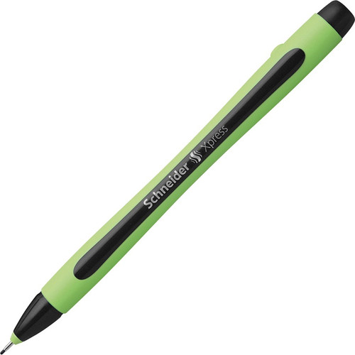 Schneider Xpress Fineliner Pen - Medium Pen Point - 0.8 mm Pen Point Size - Black - Black Green - - (RED190001)