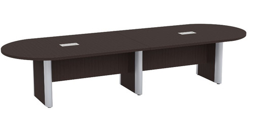 Oval Racetrack Shaped Conference Table - Elliptical Base