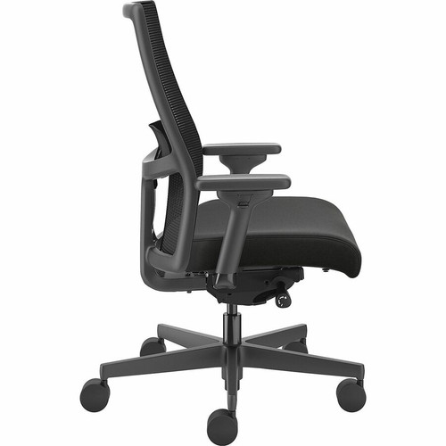 HON Ignition 2.0 Mid-back Big & Tall Task Chair - Black Foam Seat - Black Back - Black Frame - Mid (HONI2BTVMU10BTN)