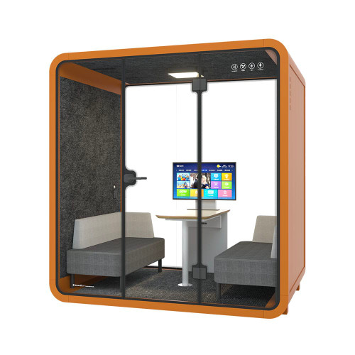 2-4 Person Privacy Booth - D1536 x W2200 x H2300 / D61 x W87 x H91 (MOS6000)