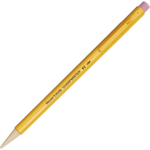 Paper Mate Sharpwriter Mechanical Pencil - #2 Lead - 0.7 mm Lead Diameter - Goldenrod Barrel - 12 / (PAP3030131C)