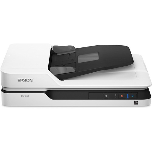 Epson WorkForce DS-1630 Flatbed Scanner - 1200 dpi Optical - 30-bit Color - 8-bit Grayscale - 25 - (EPSB11B239201)