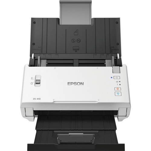 Epson DS-410 Sheetfed Scanner - 600 dpi Optical - 48-bit Color - 16-bit Grayscale - 26 ppm (Mono) - (EPSB11B249201)