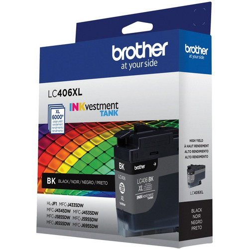Brother INKvestment LC406XLBK Original High Yield Inkjet Ink Cartridge - Single Pack - Black - 1 - (BRTLC406XLBKS)