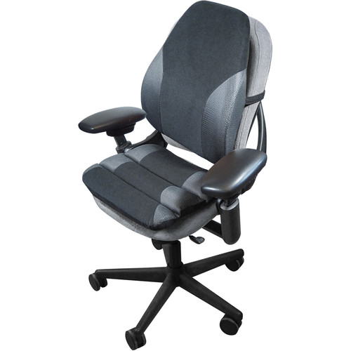 Kantek Memory Foam Seat Cushion - Memory Foam, Fabric, Rubber - Ergonomic Design, Comfortable, Easy (KTKLS365)