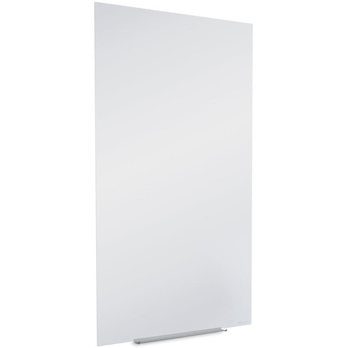 Quartet InvisaMount Vertical Glass Dry-Erase Board - 28x50 - 50" (4.2 ft) Width x 28" (2.3 ft) - - (QRTQ012850IMW)