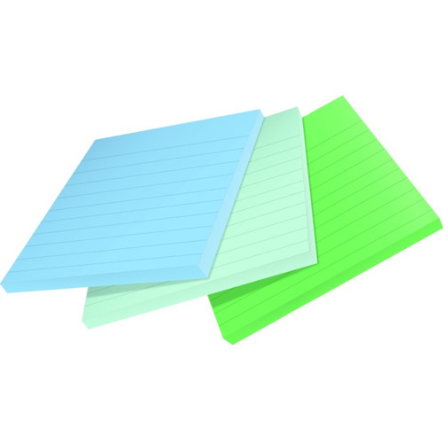 Post-it Super Sticky Adhesive Note - 210 - 4" x 4" - Square - 70 Sheets per Pad - Ruled - - - (MMM675R3SST)
