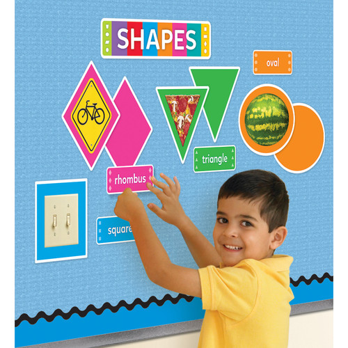 Trend Shapes All Around Us Learning Set - Learning Theme/Subject - 1 x Circle, 1 x Triangle, 1 x 1 (TEPT19004)