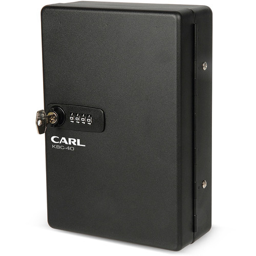 CARL Combination Key Cabinet - Combination Lock, Pre-drilled Mounting Hole - Black - Plastic (CUI81040)