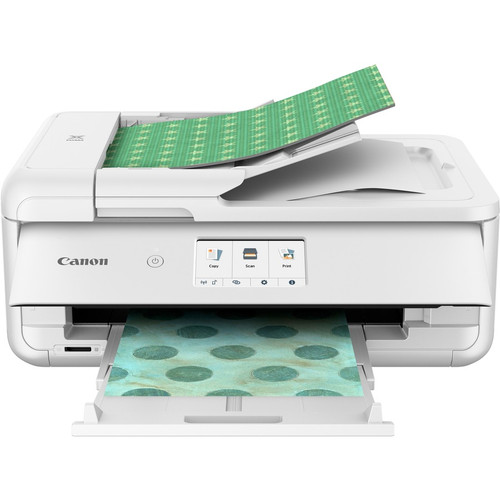 Canon PIXMA TS9521CWH Wireless Inkjet Multifunction Printer - Color - White - - 4800 x 1200 dpi - - (CNMTS9521CWH)