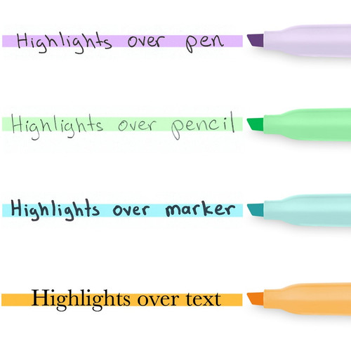 Sharpie Accent Highlighters w/Smear Guard - Chisel Marker Point Style - Assorted - 12 / Dozen (SAN2157482)