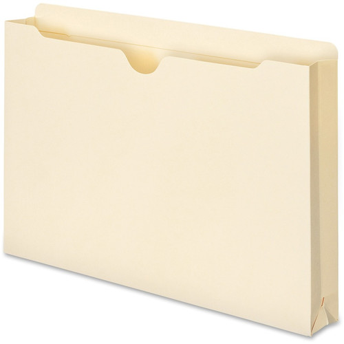 Smead Legal Recycled File Jacket - 8 1/2" x 14" - 1 1/2" Expansion - Manila - 10% Recycled - 50 / (SMD76540)