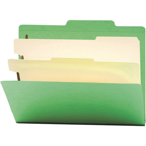 Smead Colored Classification Folders - Letter - 8 1/2" x 11" Sheet Size - 2" Expansion - 2" for - - (SMD14002)