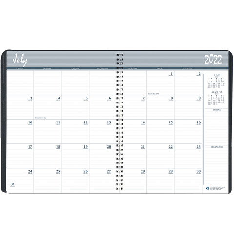 House of Doolittle 14-month Academic Monthly Planner - Academic - Julian Dates - Monthly - 14 Month (HOD26502)