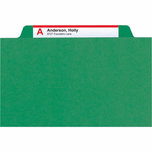 Smead Premium Pressboard Classification Folders with SafeSHIELD Coated Fastener Technology - - (SMD14201)