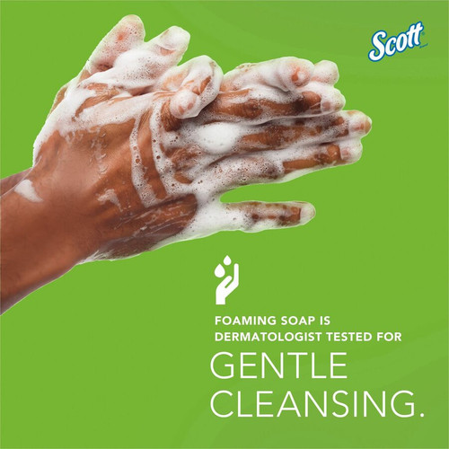Scott Green Certified Foam Hand Soap - Foam - 1.27 quart - Applicable on Hand - Dye-free, - 2 / (KCC91591)