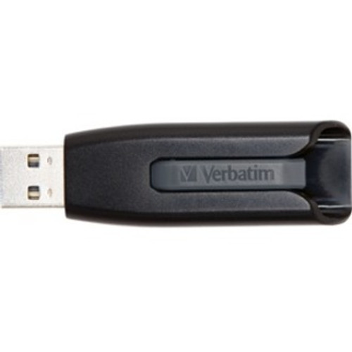 32GB Store 'n' Go V3 USB 3.2 Gen 1 Flash Drive - Gray - 32GB - Gray (VER49173)