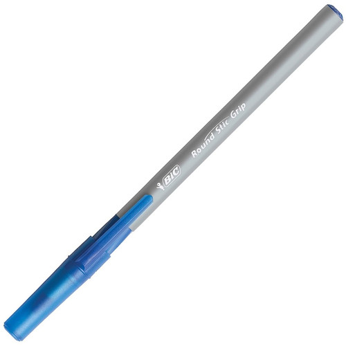 BIC Round Stic Grip Xtra-Comfort Medium Ball Point Pen, Assorted, 36 Pack - Medium Pen Point - 1.2 (BICGSMG361AST)