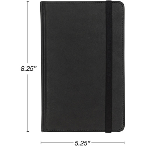 Samsill Classic Journal - 5.25 Inch x 8.25 Inch - Black - Samsill Classic Size Writing Notebook - - (SAM22300)