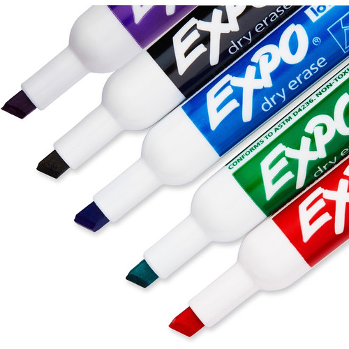 Expo Dry Erase Markers - Chisel Marker Point Style - Assorted - 36 / Pack (SAN1921061)