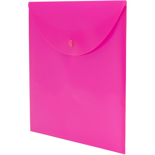 Smead Letter File Wallet - 8 1/2" x 11" - Pink - 10 / Box (SMD89682)