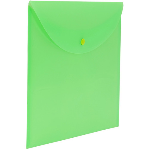 Smead Letter File Wallet - 8 1/2" x 11" - Green - 10 / Box (SMD89683)
