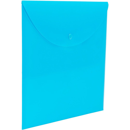 Smead Letter File Wallet - 8 1/2" x 11" - Teal - 10 / Box (SMD89681)