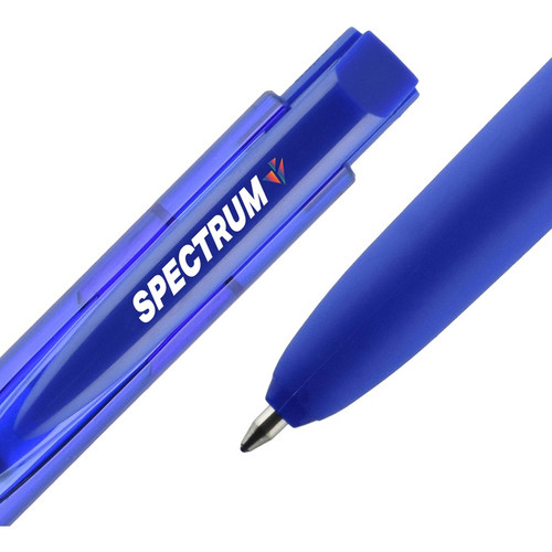 uni Spectrum Gel Pen - Medium Pen Point - 0.7 mm Pen Point Size - Blue Gel-based Ink - 1 Dozen (UBC70360)