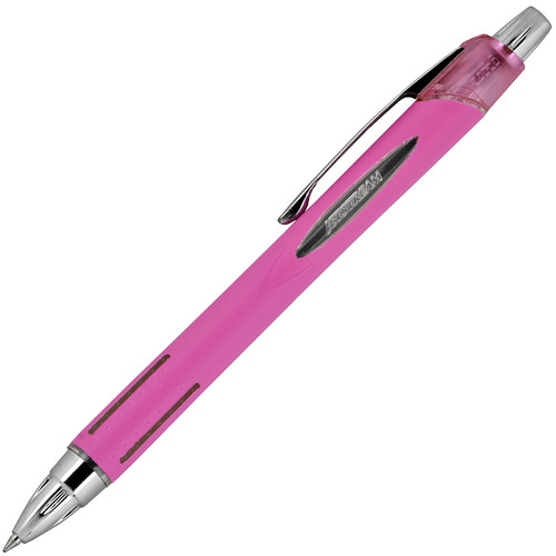 uni Jetstream RT Pink Ribbon Ballpoint Pen - Medium Pen Point - 1 mm Pen Point Size - Black - (UBC70203)