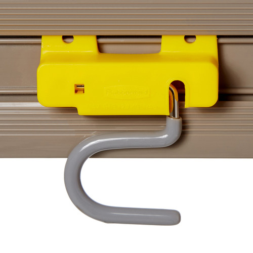 Rubbermaid Commercial Closet Organizer / Tool Holder - 34" Length - Gray - 1 Each (RCP199300)