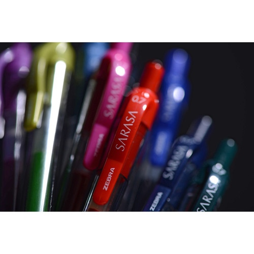 Zebra SARASA dry X20 Retractable Gel Pen - Fine Pen Point - 0.5 mm Pen Point Size - Refillable - - (ZEB46720)