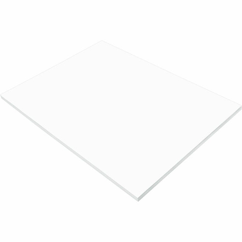 Prang Construction Paper - Multipurpose - 24"Width x 18"Length - 50 / Pack - Bright White (PAC8717)