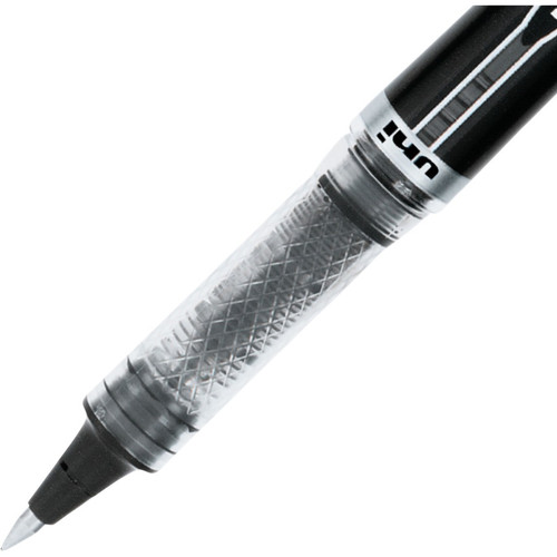 uniball Vision Elite Rollerball Pen - Micro Pen Point - 0.5 mm Pen Point Size - Black - 1 (UBC69000)