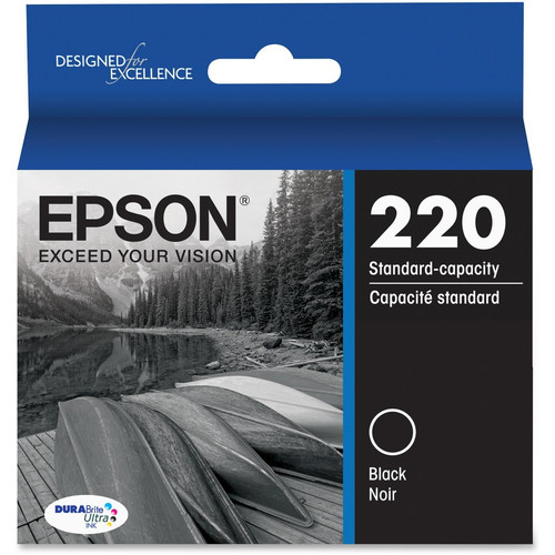 Epson DURABrite Ultra T220120 Original Standard Yield Inkjet Ink Cartridge - Black - 1 Each - 175 (EPST220120S)