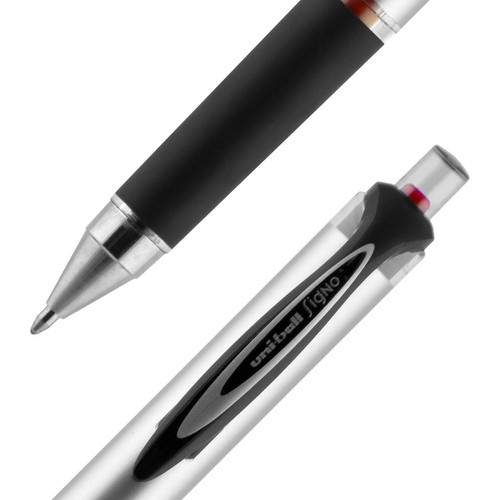 uniball 207 Impact RT Gel Pens - Bold Pen Point - 1 mm Pen Point Size - Refillable - - Red - (UBC65872DZ)