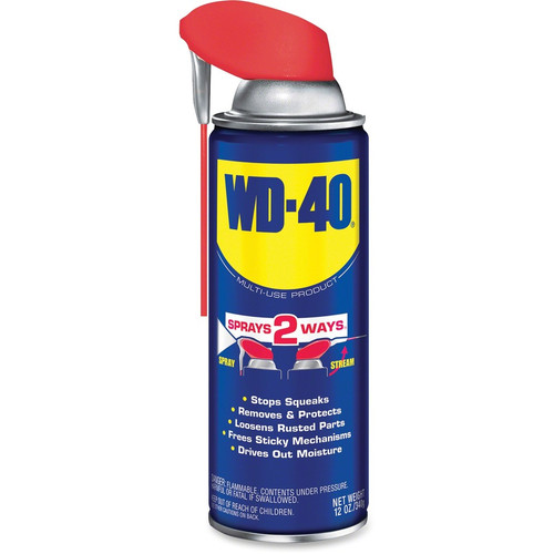 WD-40 Multi-use Product Lubricant - 12 fl oz - Corrosion Resistant, Rust Resistant - 1 Each (WDF490057)