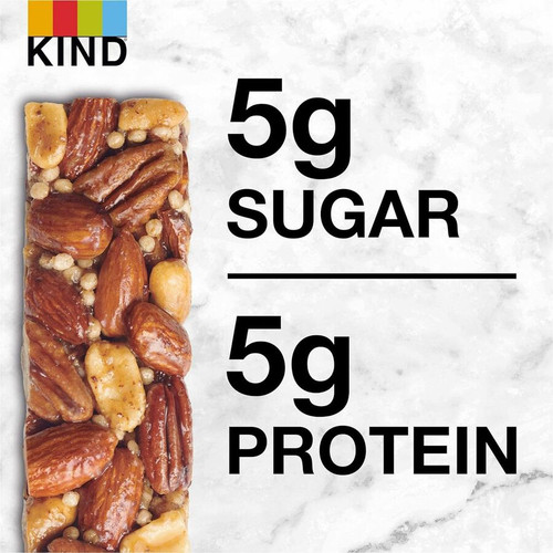 KIND Maple Glazed Pecan & Sea Salt Nut Bars - Gluten-free, Cholesterol-free, Non-GMO, Individually (KND17930)