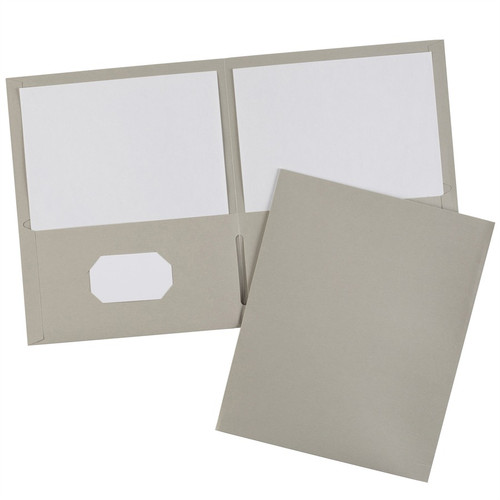 Avery Letter Pocket Folder - 8 1/2" x 11" - 40 Sheet Capacity - 2 Internal Pocket(s) - Paper - (AVE47990CT)