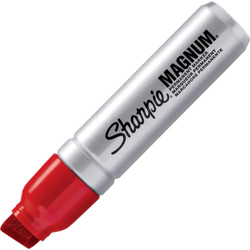 Sharpie Magnum Permanent Marker - Jumbo Marker Point - 15.87 mm Marker Point Size - Chisel Marker - (SAN44002BX)
