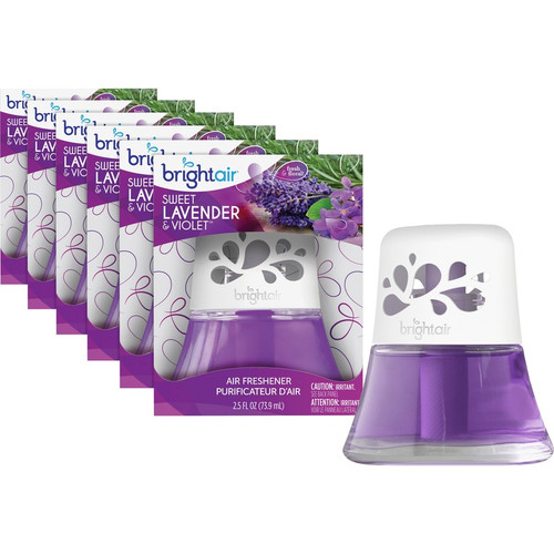 Bright Air Sweet Lavender & Violet Scented Oil Air Freshener - Oil - 2.5 fl oz (0.1 quart) - Violet (BRI900288CT)