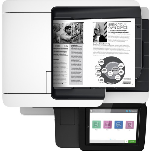 HP LaserJet M528f Laser Multifunction Printer - Monochrome - Copier/Fax/Printer/Scanner - 43 ppm - (HEW1PV65A)