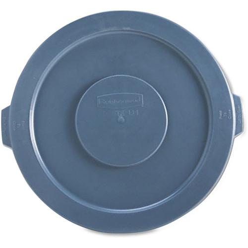 Rubbermaid Commercial Brute 55-gallon Container Lid - Round - Plastic - 3 / Carton - Gray (RCP265400GYCT)