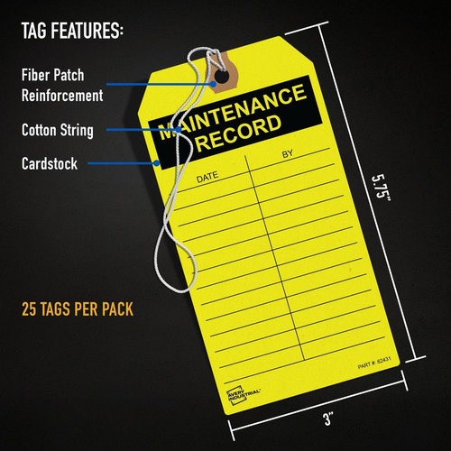 Avery RETURN TO STOCK Preprinted Inventory Tags - 5.75" Length x 3" Width - Rectangular - 25 / (AVE62428)