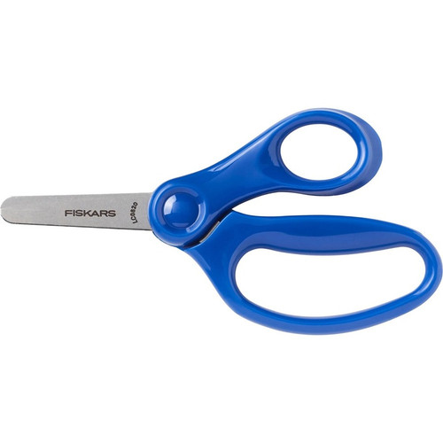 Fiskars 5" Blunt-tip Kids Scissors - 5" Overall LengthSafety Edge Blade - Blunted Tip - Blue - 1 (FSK1941601064)
