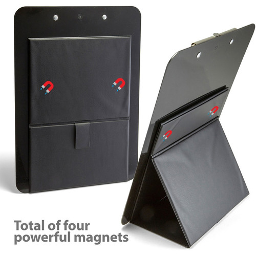 Officemate Easel Clipboard - Storage for Paper - Heavy Duty - Black - 1 Each (OIC83039)