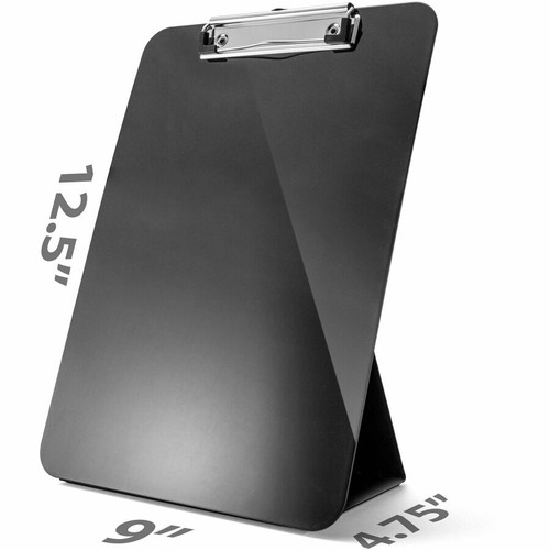 Officemate Easel Clipboard - Storage for Paper - Heavy Duty - Black - 1 Each (OIC83039)